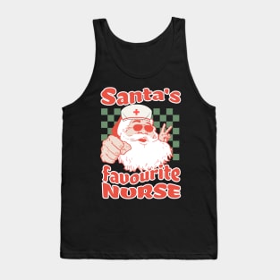 Santa's Favorite Nurse Tank Top